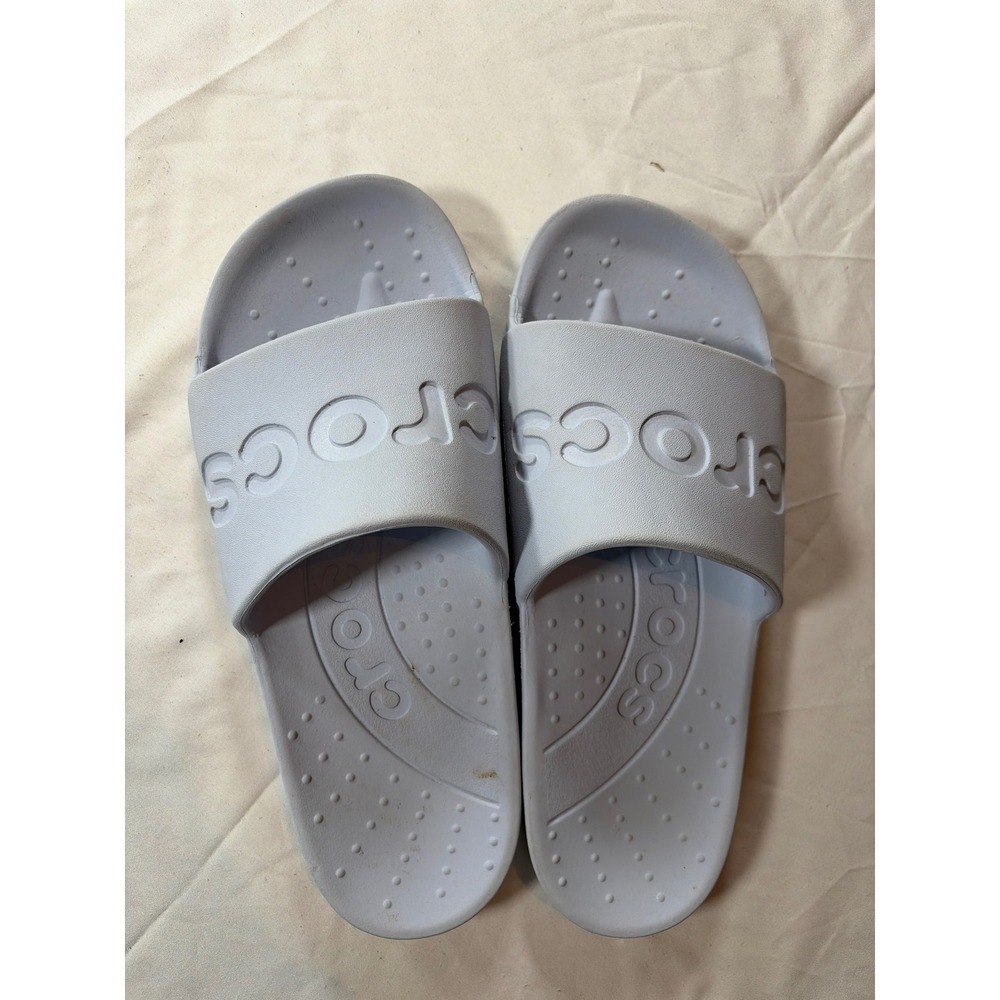 Crocs Baya Slides Lavender Slip On Sandals Womens 6 Mens 4